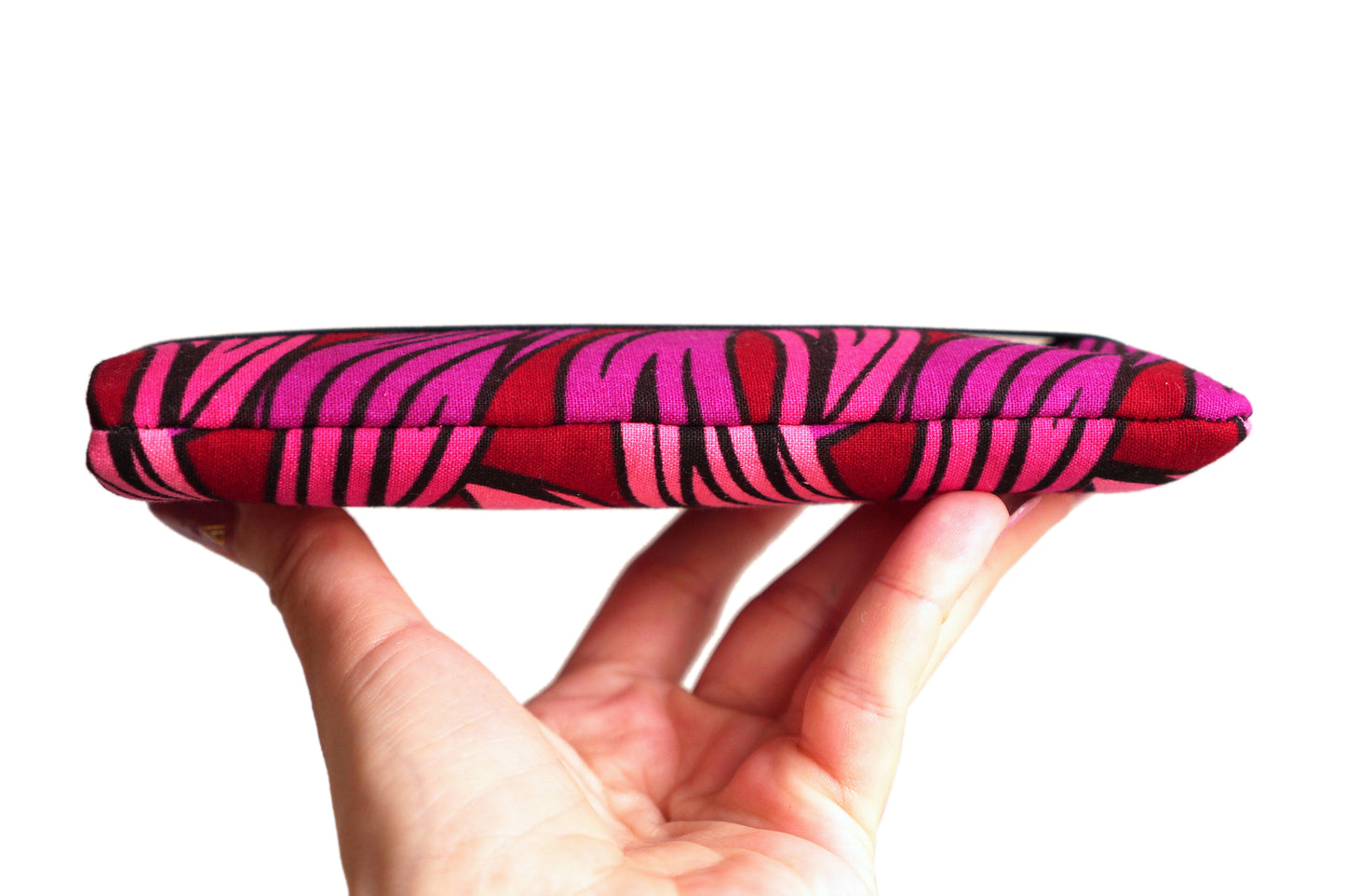 Sockenhülle alle Handys iPhone 15 Pro/15 Pro Max, Samsung S24/S24+ Größe nach Wahl Wax Waves pink rot lila