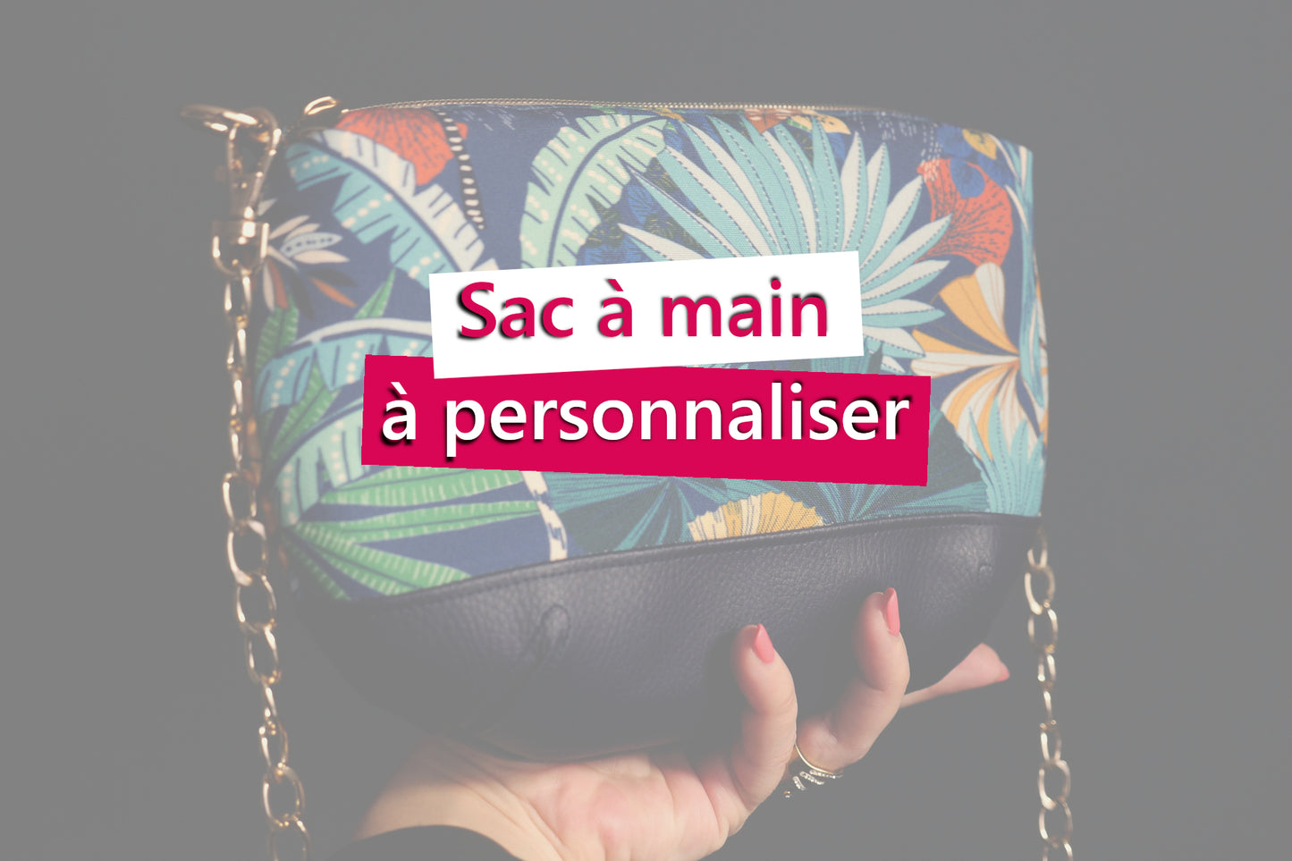Sac à main à personnaliser : choix du tissu