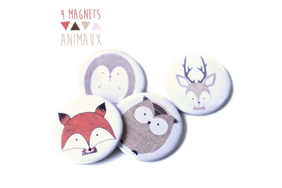 Magnets animaux de la forêt - Julie & COo