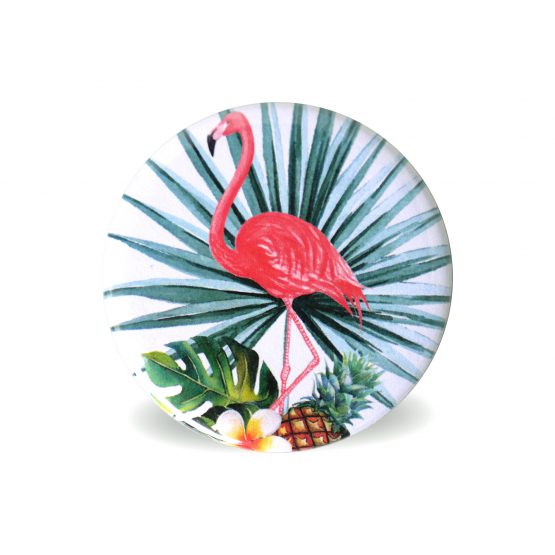 Magnets frigo aimant tropical exotique décoration cuisine flamant rose collection vacances - Julie & COo